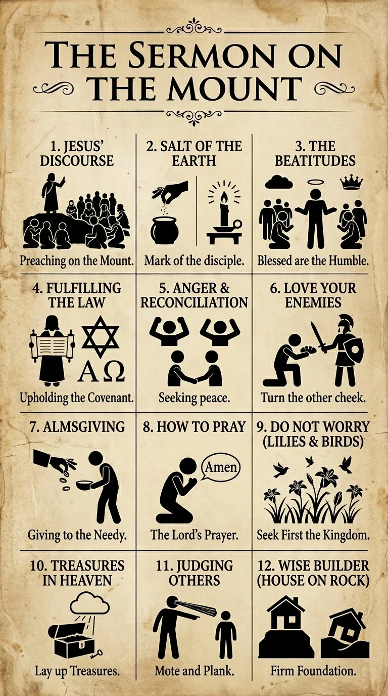 Miracles & Teachings: Sermon on the Mount & Walking on Water