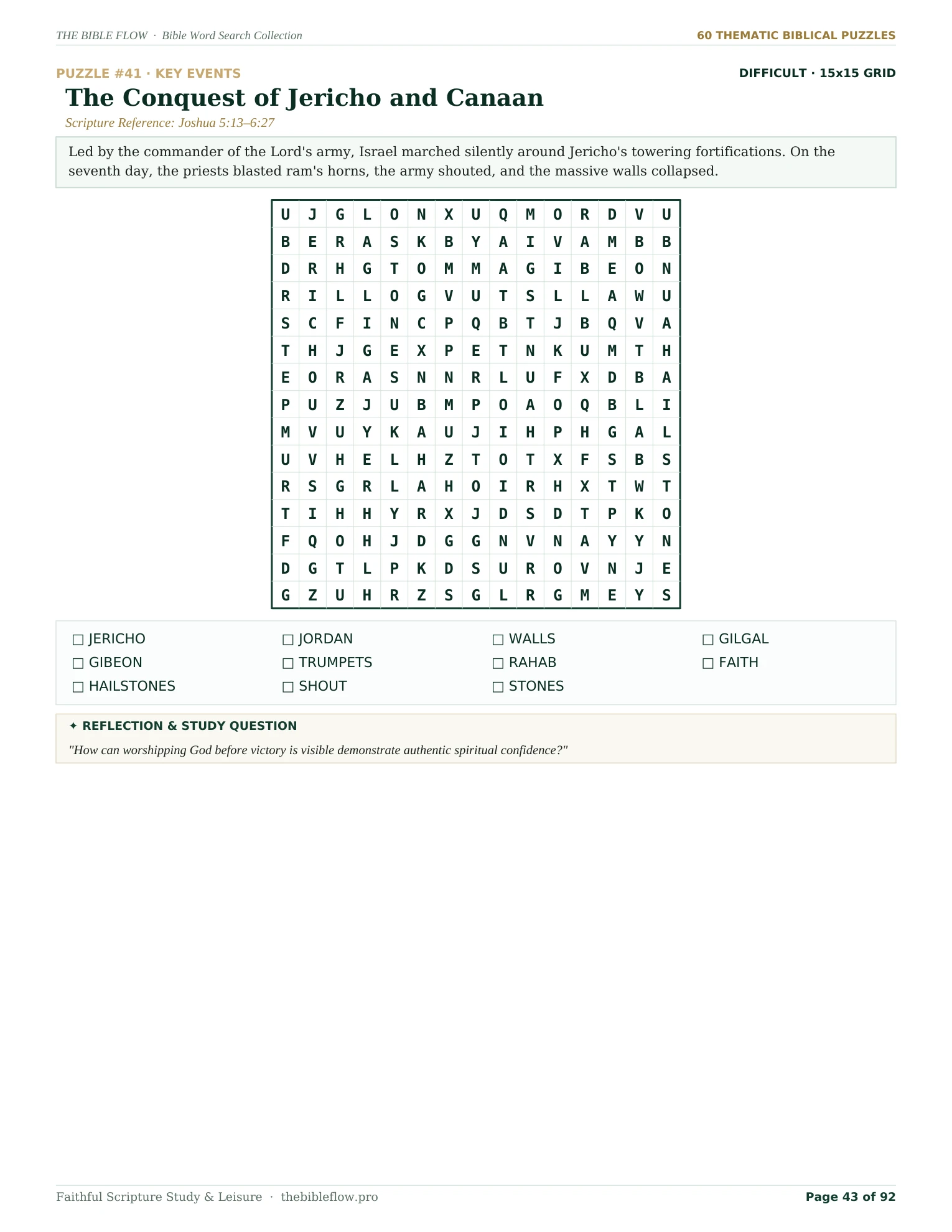 Puzzle #41 (Hard 15x15)